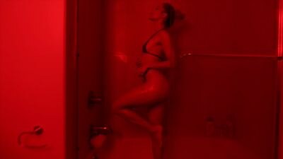 Caroline Zalog Red Shower