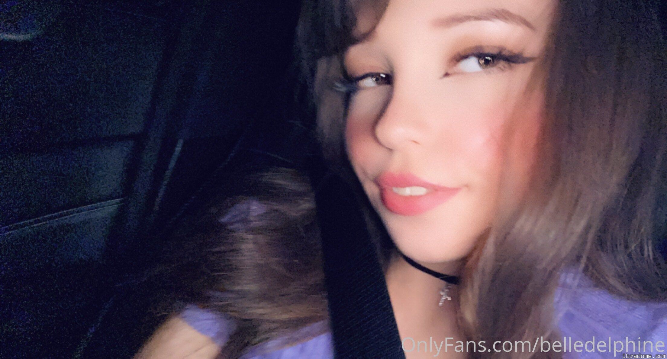 Belle Delphine Back of Uber Set Leaked 56679