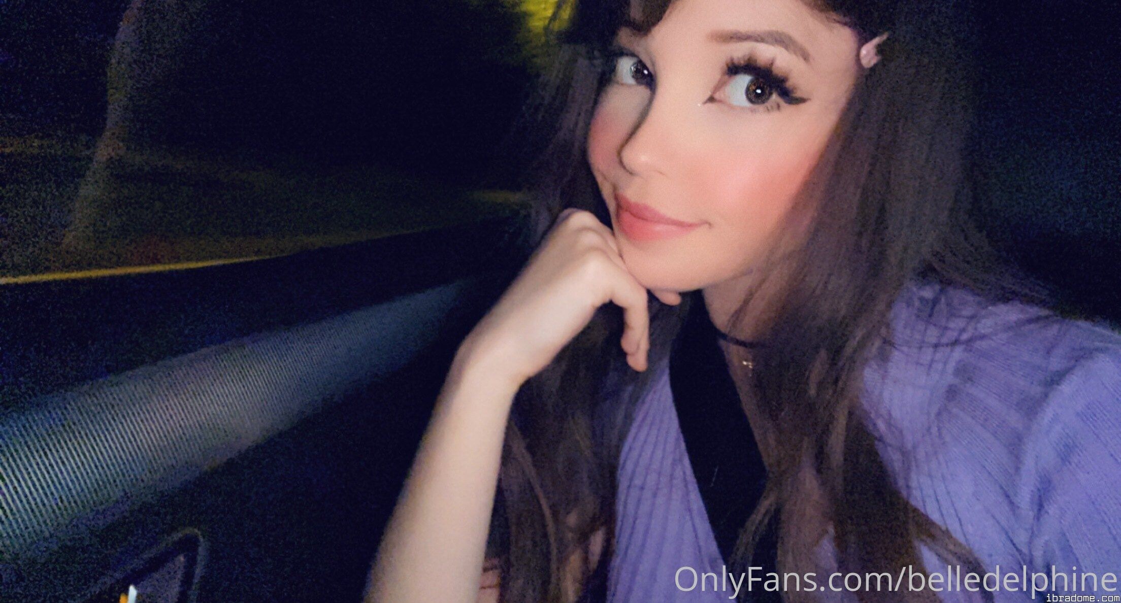 Belle Delphine Back of Uber Set Leaked 56682